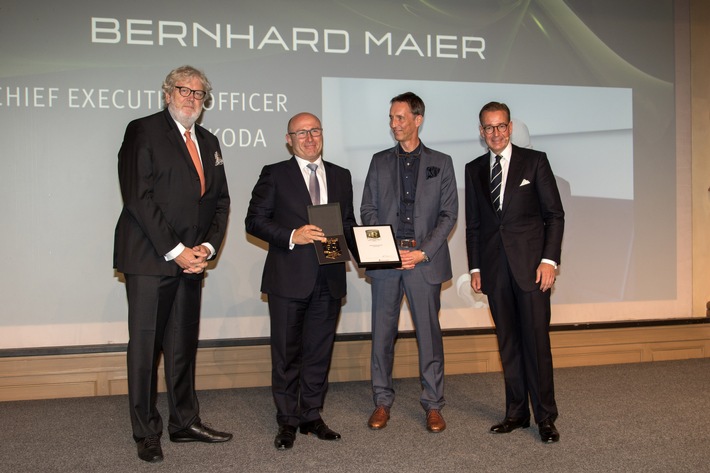 SKODA AUTO Vorstandsvorsitzender Bernhard Maier ist Brand Manager des Jahres 2017 (FOTO)