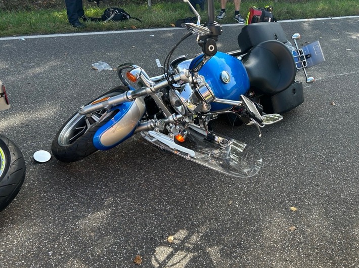 POL-PDLD: Hainfeld - Kollision zweier Motorräder