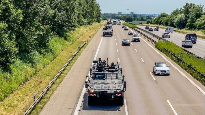 Bundeswehrkonvois auf Straßen in Bayern erwartet
