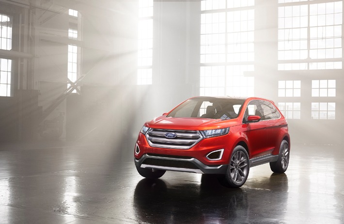 Studie Edge Concept lässt auf das neue SUV-Topmodell von Ford in Europa blicken
