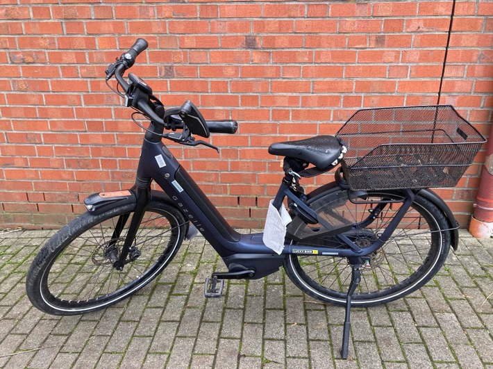 POL-MS: Wem gehört dieses E-Bike? - Polizei sucht Eigentümer