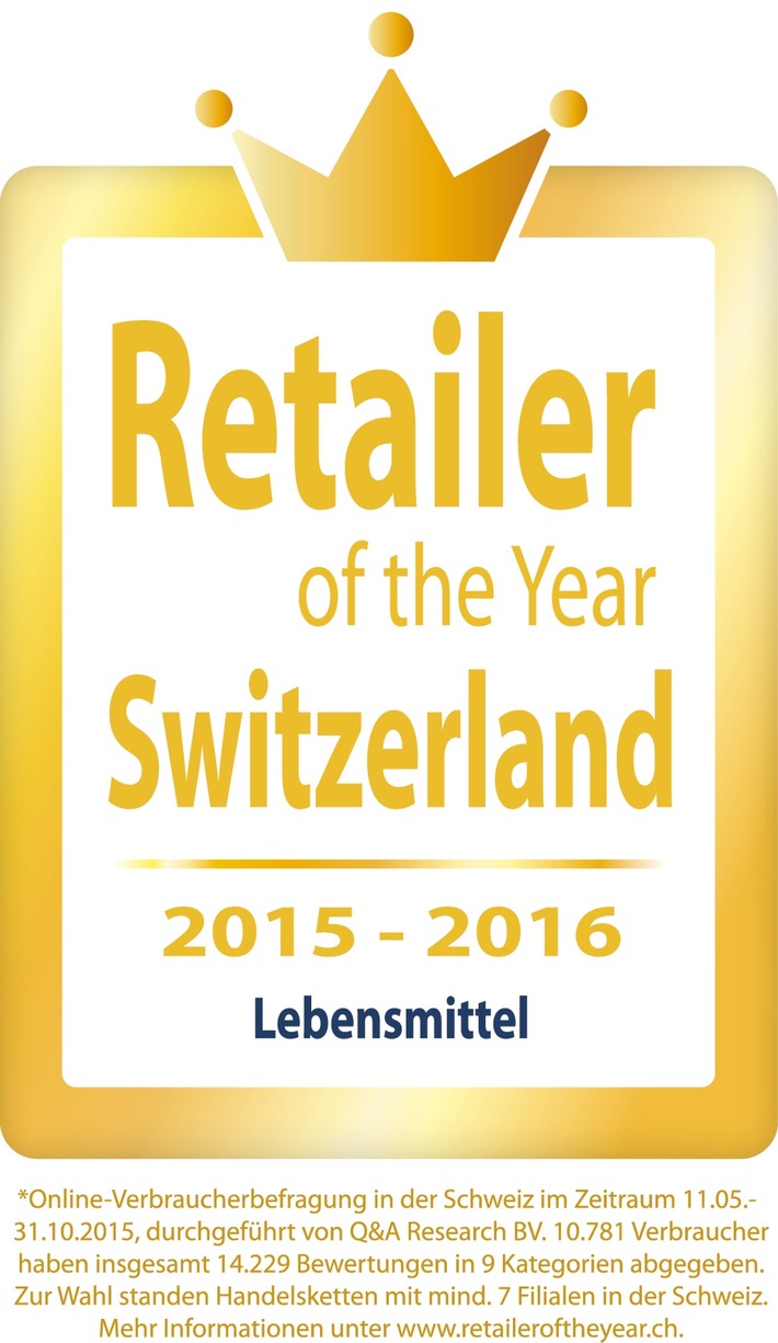 Lidl Schweiz erstmals "Retailer of the Year"