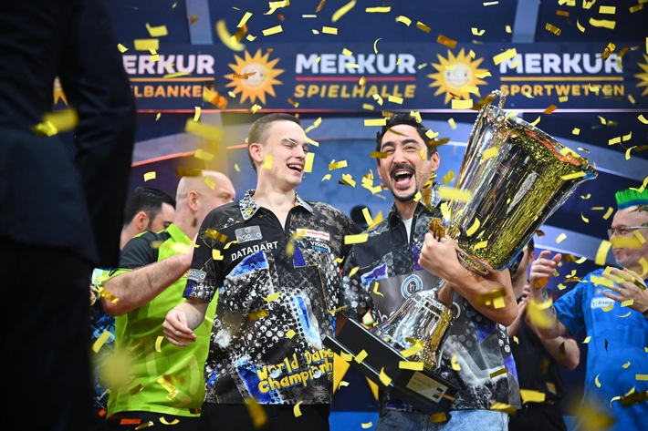 Weltmeisterliche 5,17 Millionen Menschen schauen &quot;Die Promi-Darts-WM&quot; auf ProSieben / Ricardo Pietreczko schnappt sich mit Eko Fresh den Titel