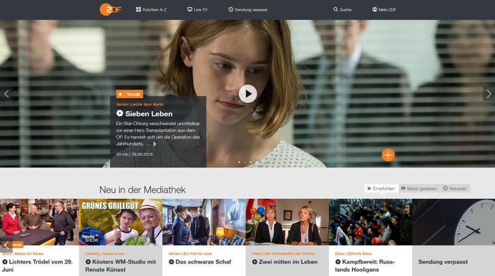 ZDFmediathek gewinnt &quot;German Brand Award&quot; (FOTO)