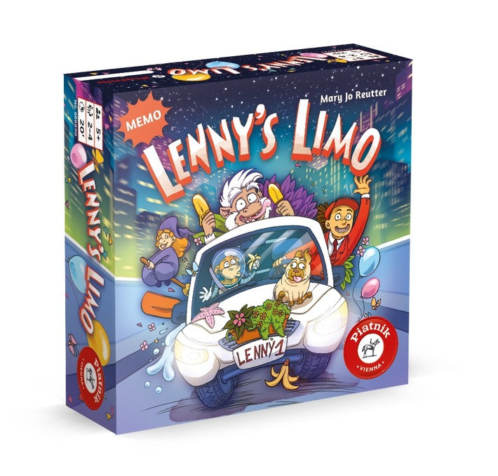 Lenny&#039;s Limo: Die längste Limousine der Stadt - Kniffeliges Memo-Spiel von Piatnik