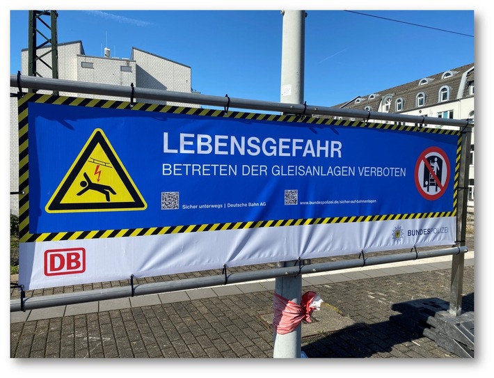 BPOL NRW: Gleisüberschreitungen in Köln Süd - Bundespolizei warnt vor Gefahren