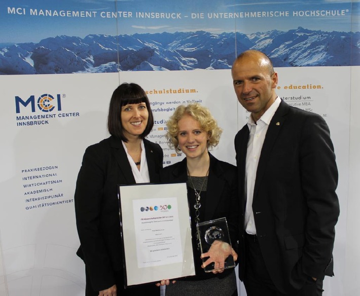 MCI-Studentin gewinnt ITB Wissenschaftspreis 2013 - BILD