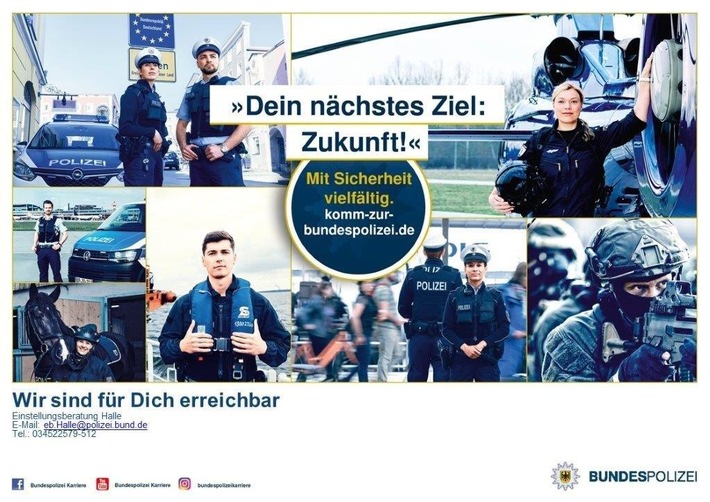 BPOLI MD: Schülerpraktikum im Herbst im Bundespolizeirevier Halle in Planung - Bewirb Dich jetzt!