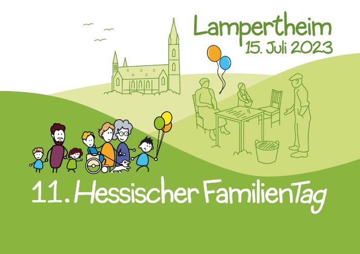 Hessischer Familientag: neues Plakatmotiv vorgestellt