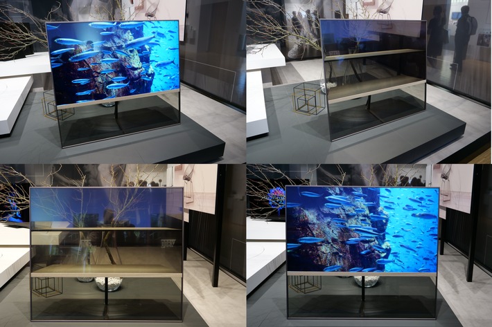 Transparenter OLED TV: Panasonic zeigt dritten Prototypen in Frankfurt