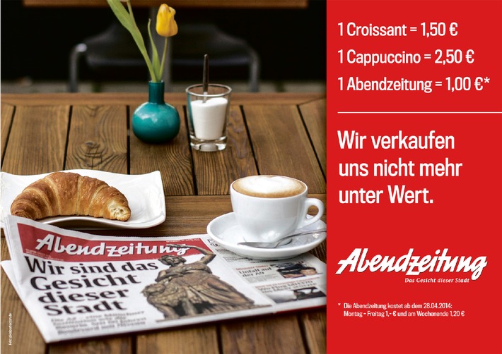 &quot;Wir verkaufen uns nicht mehr unter Wert&quot;: Abendzeitung München erhöht den Verkaufspreis