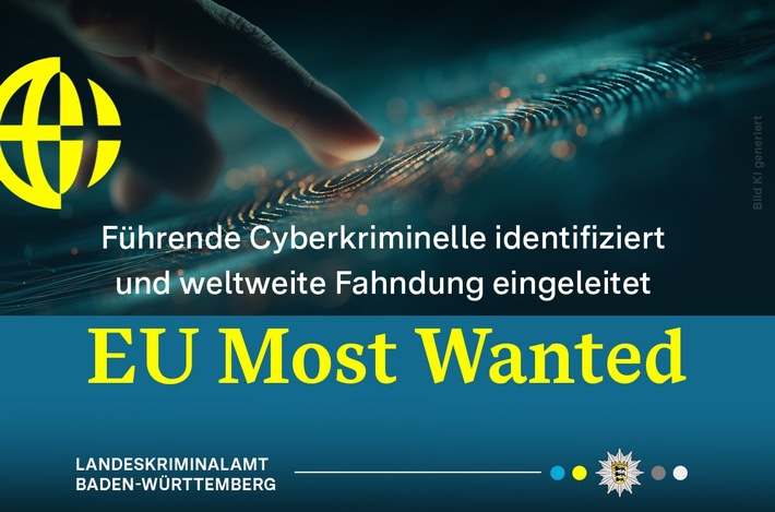 LKA-BW: Weiterer Erfolg im Kampf gegen organisierte Cyberkriminalität: Mutmaßlicher Kopf und Programmierer der Ransomware-Gruppen "GandCrab" und "REvil" identifiziert - weltweite Fahndung eingeleitet