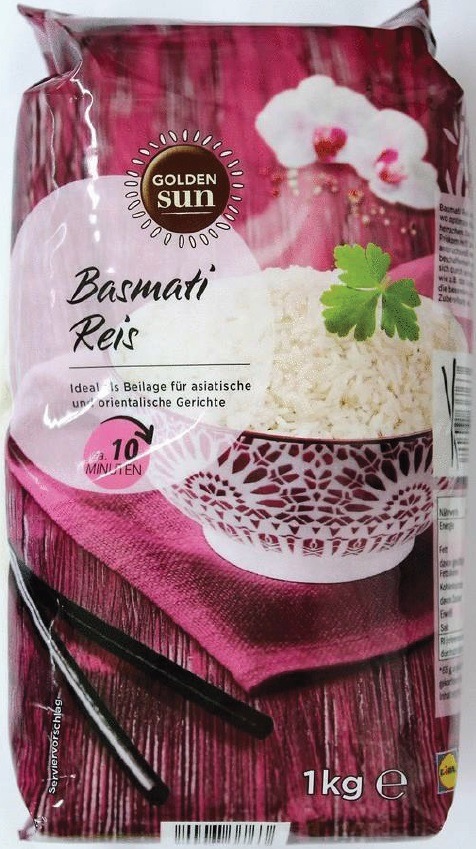 Der niederländische Hersteller Van Sillevoldt Rijst B.V. informiert über einen Warenrückruf der Produkte "Golden Sun Basmati Reis, 1kg" und "Golden Sun Langkorn Spitzenreis im Kochbeutel, 1kg".