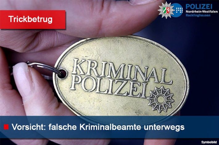 POL-RE: Kreis Recklinghausen/Bottrop: Falsche Polizeibeamte rufen wieder öfter an