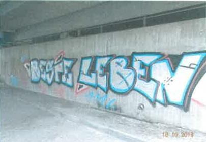 POL-LWL: Graffiti- Schmiererei an Autobahnbrücke- Polizei sucht Zeugen