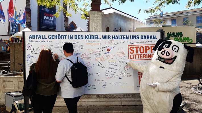 Medienmitteilung: "Gemeinsam gegen Littering: Basel zieht die Bremse"