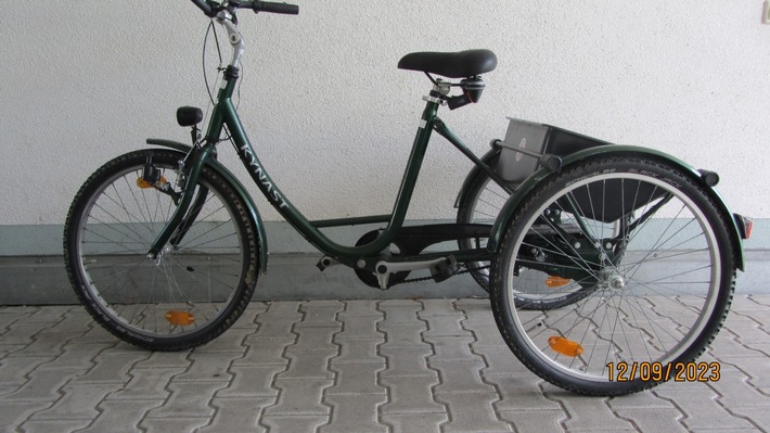 POL-FR: Grenzach-Wyhlen Ortsteil Wyhlen: Polizei sucht Besitzer eines gestohlenen Fahrrads