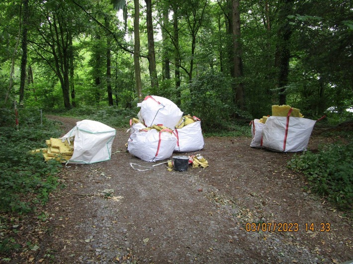 POL-MA: Helmstadt-Bargen/Rhein-Neckar-Kreis: Illegale Müllentsorgung - Zeugenaufruf!