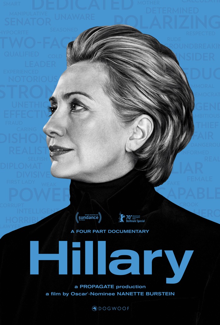Nur zwei Tage nach U.S.-Premiere: Sky zeigt die weltweit beachtete Doku &quot;Hillary&quot; über Hillary Clinton ab 8. März exklusiv auf Sky Atlantic HD und auch auf Abruf