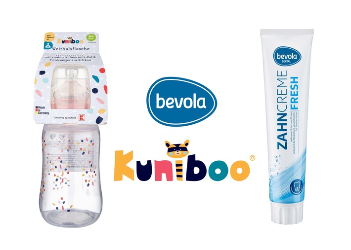 Öko-Test bewertet bevola Zahncreme und Babyflasche von Kuniboo mit „sehr gut“