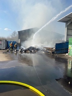 POL-PDTR: Brand im Gewerbegebiet