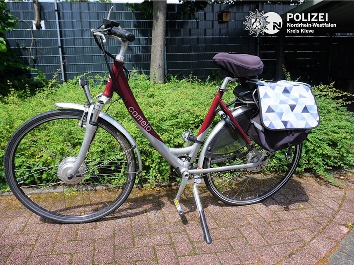 POL-KLE: Kleve - Besitzer eines E-Bikes gesucht