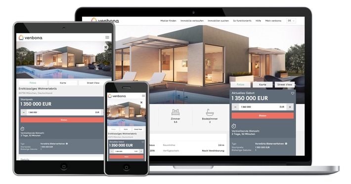 venbona setzt der Festpreis-Kultur bei Immobilienverkäufen ein Ende