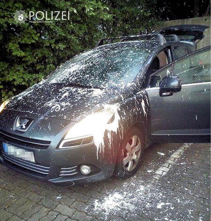 POL-PPWP: Zerstörungswut an Auto ausgelassen