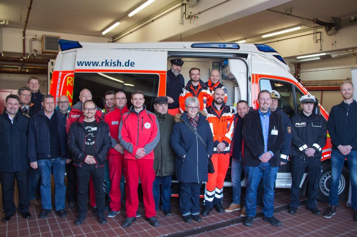 RKiSH: Neuer Rettungswagen auf der Hochseeinsel Helgoland