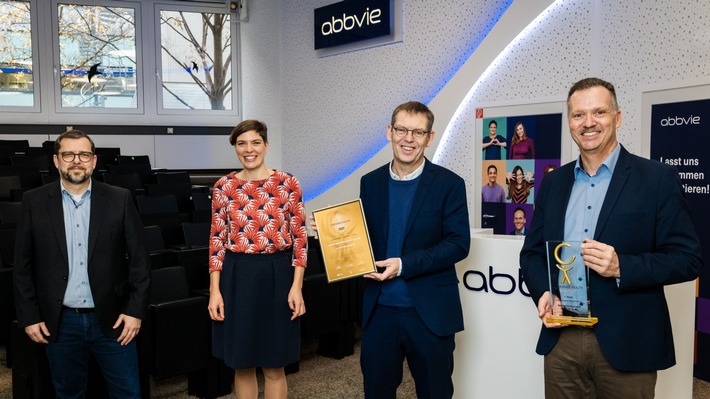 AbbVie Deutschland belegt Platz 1 beim Corporate Health Award 2021
