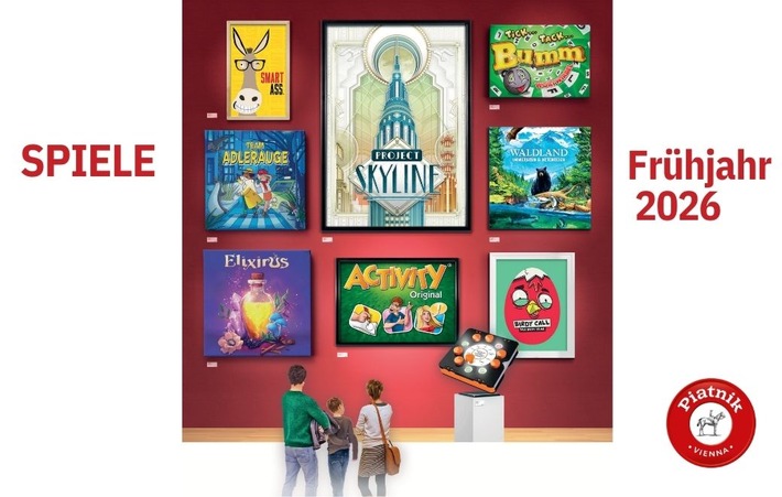 Neue Lieblingswerke: Spieleneuheiten von Piatnik zur Spielwarenmesse 2026