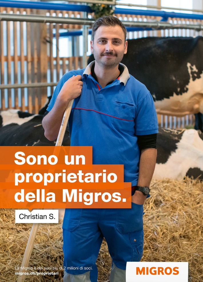 Nuova campagna pubblicitaria Migros: &quot;La Migros è della gente.&quot;