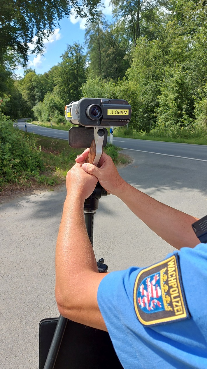 POL-DA: Ober-Ramstadt: Wachpolizei überwacht Geschwindigkeit/11 Autofahrer zu flott unterwegs