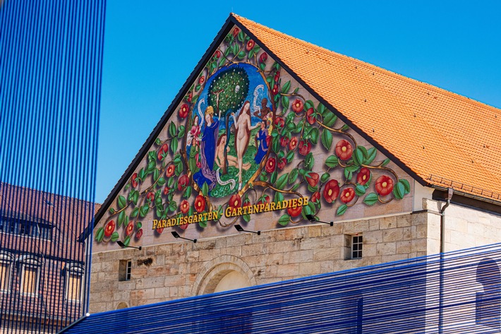 Die Peterskirche in Erfurt zur BUGA 2021