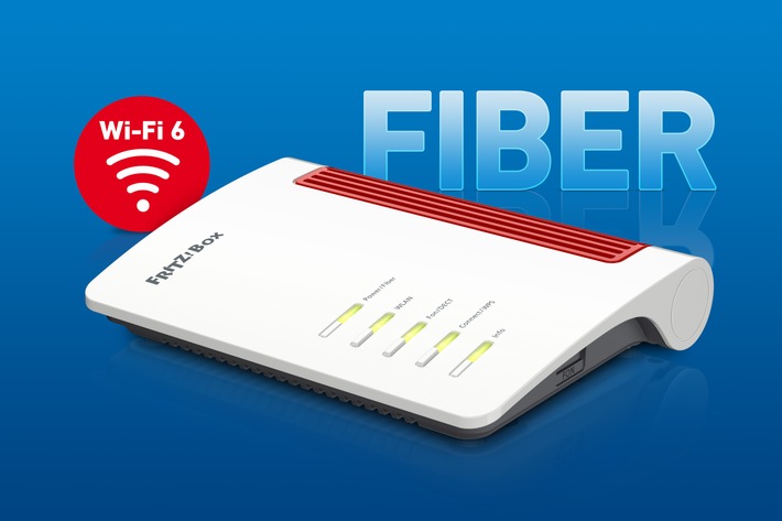 Für alle schnellen Glasfaseranschlüsse: Die neue FRITZ!Box 5530 Fiber