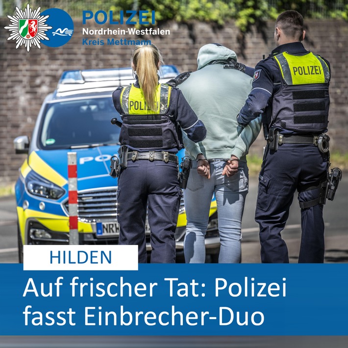 POL-ME: Polizei fasst Einbrecherduo auf frischer Tat - 2503061