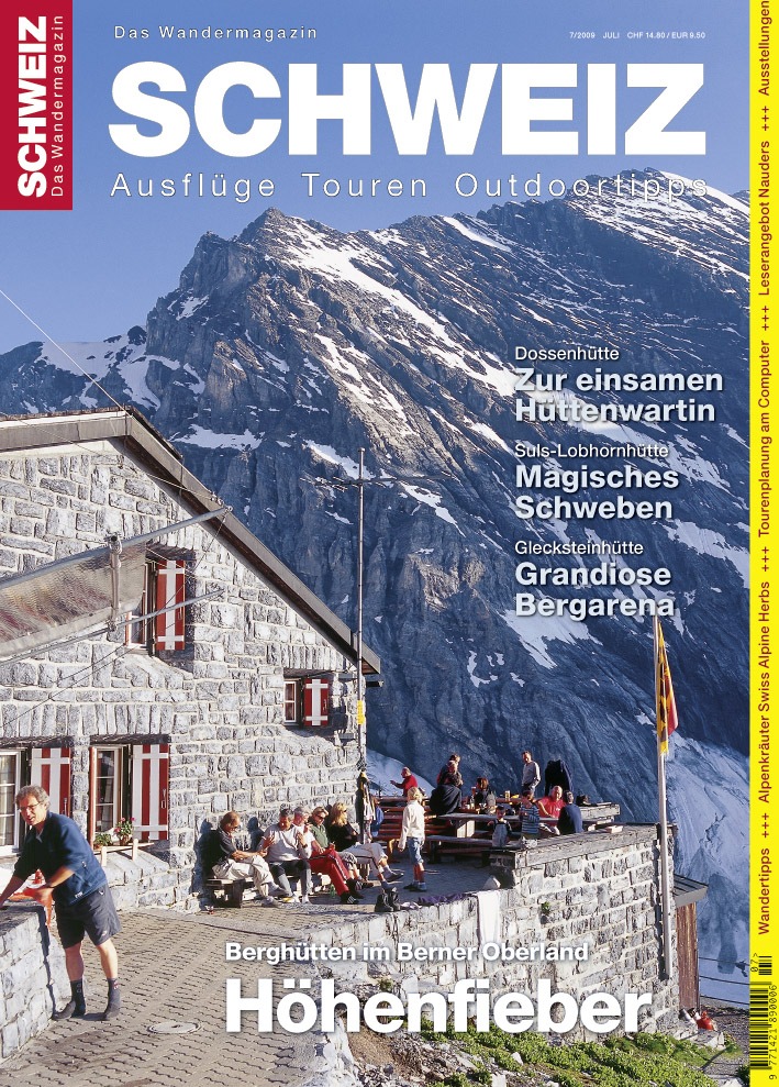 Wandermagazin SCHWEIZ 7/2009: Der achte Kontinent liegt im Berner Oberland
