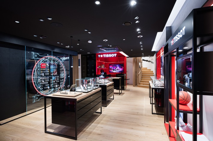 Eröffnung der ersten Tissot Boutique in Deutschland im Herzen von Frankfurt am Main