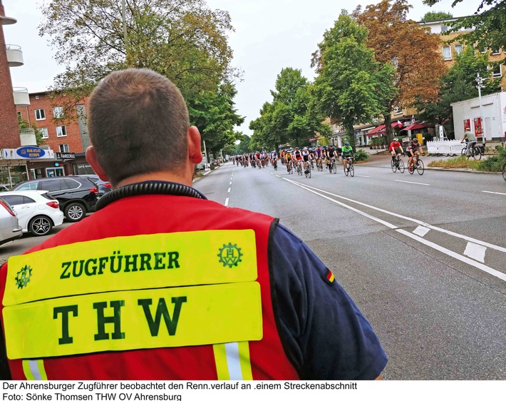 THW-HH MV SH: Streckensicherung der Cyclssic in Hamburg und Schleswig-Holstein