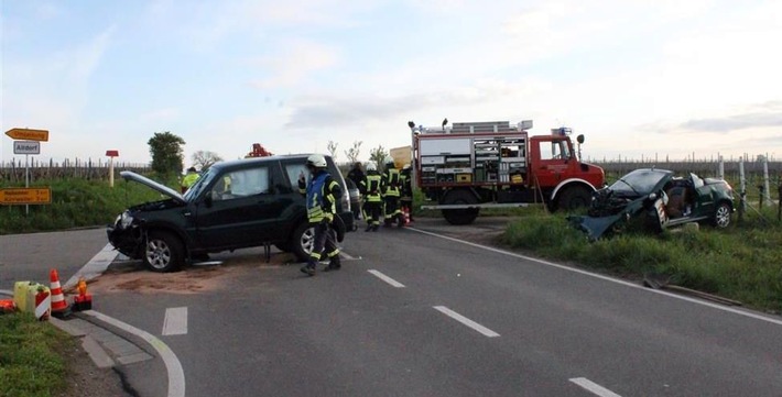 POL-PDNW: Schwerer Unfall zwischen Lachen-Speyerdorf und Duttweiler