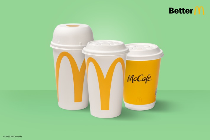 McDonald&#039;s Deutschland setzt neue Maßstäbe für die Branche: Ab sofort keine Einwegplastikdeckel und Trinkhalme mehr!