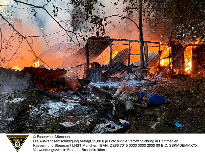 FW-M: Wochenendrückblick der Feuerwehr München (4. - 6. Juli 2025)