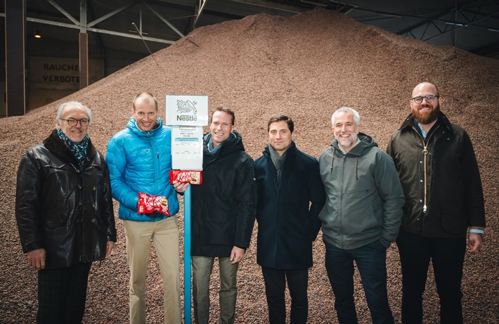 Erstes KitKat mit Kakao aus dem Nestlé Income Accelerator in Europa lanciert