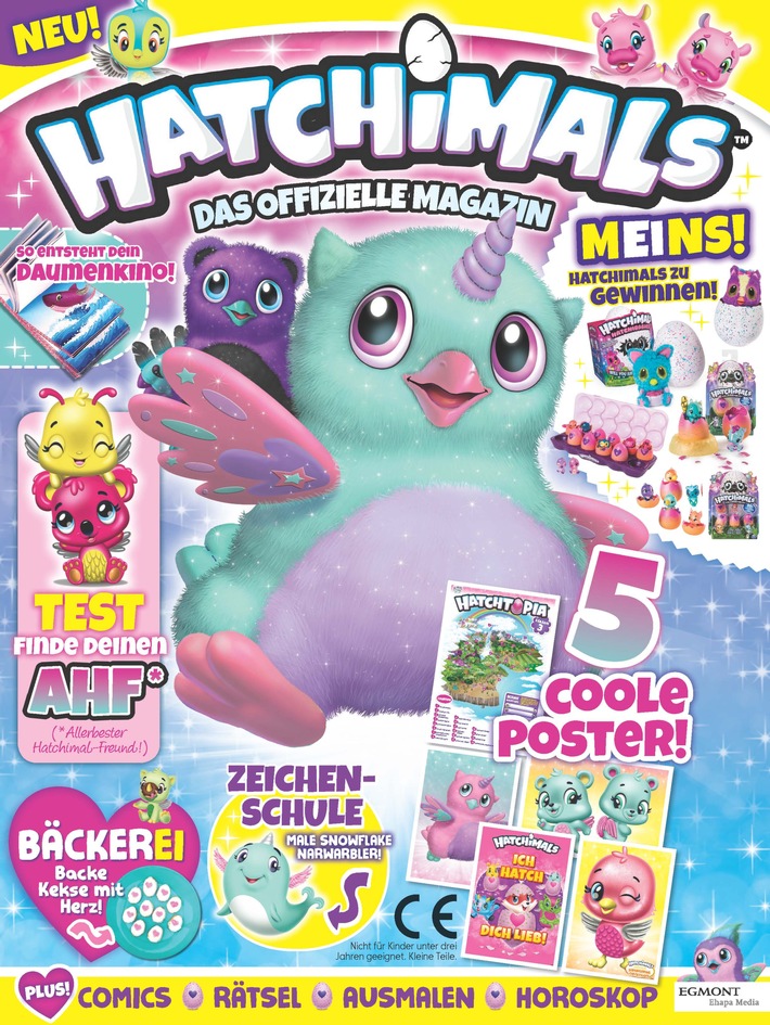 Hatchimals[TM] Magazin erscheint bei Egmont Ehapa Media