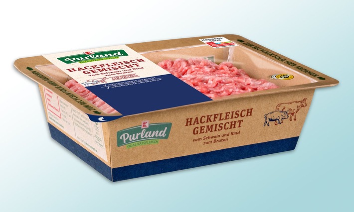 Kaufland setzt mit neuer Fleischverpackung auf Plastikreduktion / Die nachhaltige Alternative ist ab sofort in noch mehr Filialen erhältlich