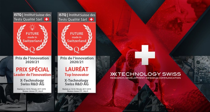 X-Technology R&amp;D Suisse est désigné comme le fabricant suisse de biens de sport le plus innovant