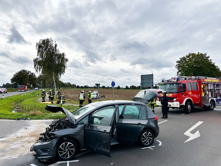 FFW Schwalmtal: Technische Hilfeleistung nach Verkehrsunfall