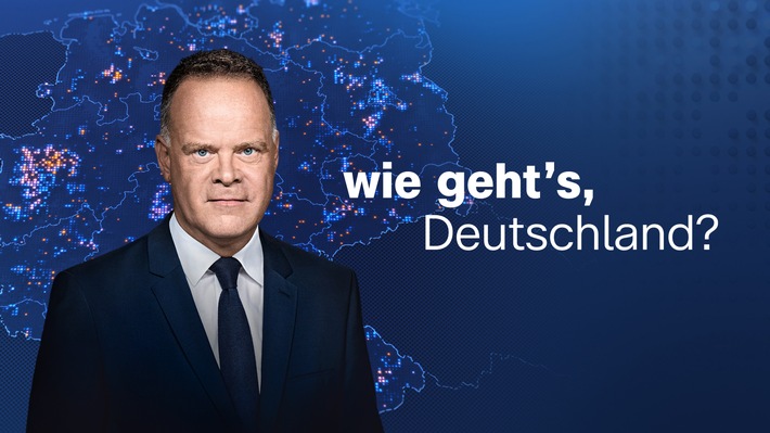 Wie geht&#039;s, Deutschland? ZDF-Live-Sendung mit Moderator Christian Sievers