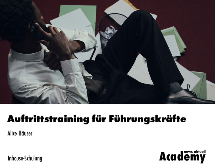 Auftrittstraining für Führungskräfte / Eine Inhouse-Schulung der news aktuell Academy