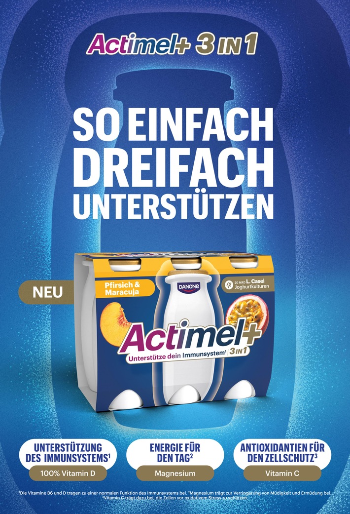 Actimel feiert 30-jähriges Jubiläum und lanciert den stärksten Actimel-Mix aller Zeiten